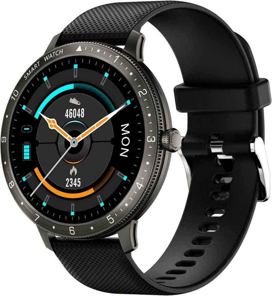 findtime Smartwatch (Android, iOS), mit Telefonfunktion, Outdoor Sportuhr Tactical Watch Sportuhren IP68 von findtime