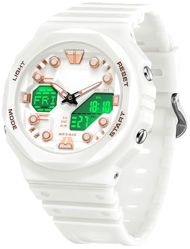 findtime Uhren für Herren Damen Teenager Studenten, Bunte Sport Analog Digital Armbanduhr Wasserdicht mit Weltzeit Alarm Countdown Stoppuhr Robuste Outdoor findtime Uhren für Herren Damen Teenager Studenten, Bunte Sport Analog Digital Armbanduhr Wasserdicht mit Weltzeit Alarm Countdown Stoppuhr Robuste Outdoor von findtime