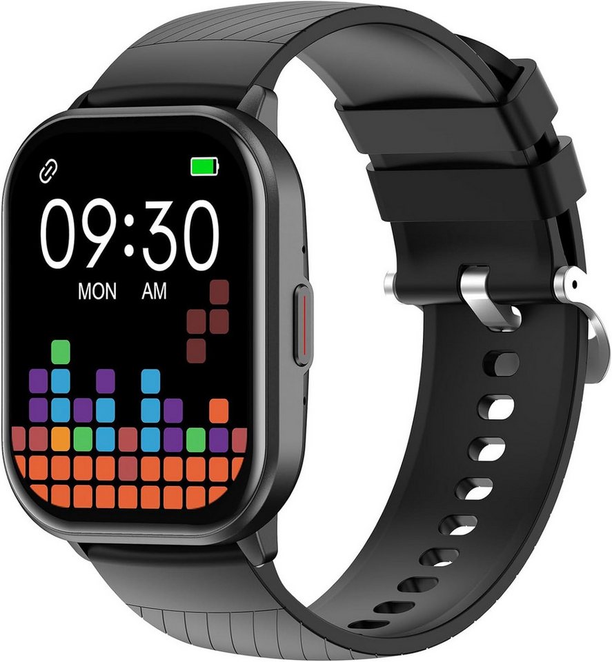 findtime Zifferblätter personalisieren Smartwatch (Android, iOS), mit Telefonfunktion Fitness Tracker Gesundheitsuhr Blutdruckmessung von findtime