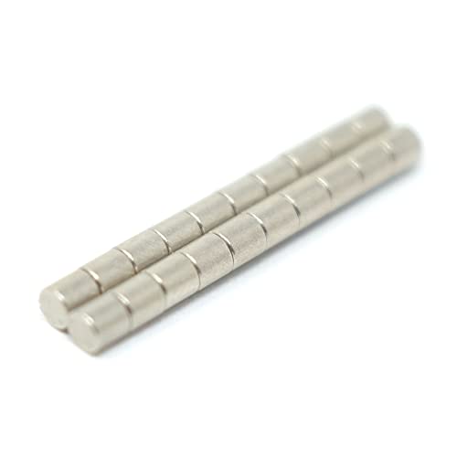 1/16 Zoll Durchmesser x 0,6 cm Dicke N42 Neodym-Magnet – 0,1 kg Zugkraft – lizenziertes Material (20 Stück) von first4magnets