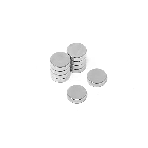 1,6 cm Durchmesser x 1,9 cm Dicke N42 Neodym-Magnet – 4,4 kg Zugkraft – lizenziertes Material (10 Stück) von first4magnets