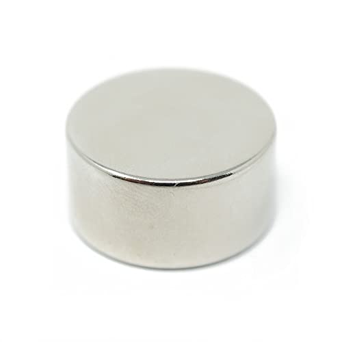 1,9 cm Durchmesser x 1,9 cm Dicke N42 Neodym-Magnet – 9,4 kg Zugkraft – lizenziertes Material (1 Stück) von first4magnets