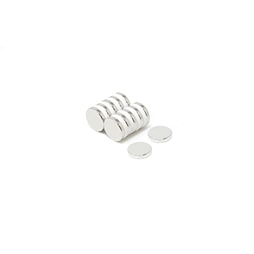 11/16 Zoll Durchmesser x 0,3 cm Dicke N42 Neodym-Magnet – 3,6 kg Zugkraft – lizenziertes Material (10 Stück) von first4magnets