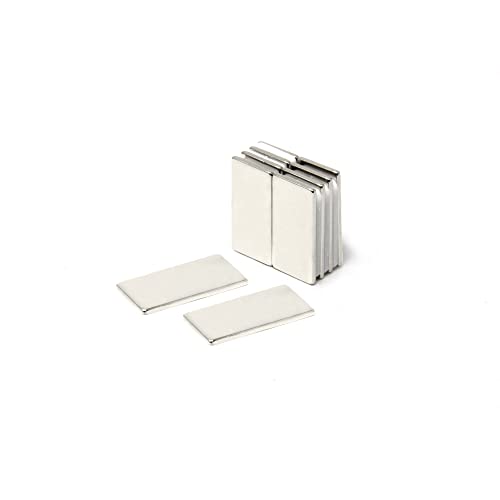 2,5 x 1,27 x 1,27 cm dicker N42-Neodym-Magnet – 2,3 kg Zugkraft – lizenziertes Material (10 Stück) von first4magnets