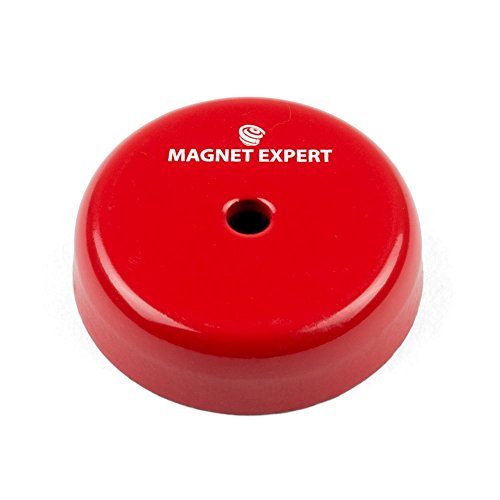 Alnico Flacher Topfmagnet Für Hochtemperatur -, Engineering - und Fertigungsanwendungen - 38mm Durchmesser x 10mm Dicker C/W 5,2mm Dia Counterunk Loch - 13kg Zug - Pack von 4 Alnico Flacher Topfmagnet Für Hochtemperatur -, Engineering - und Fertigungsanwendungen - 38mm Durchmesser x 10mm Dicker C/W 5,2mm Dia Counterunk Loch - 13kg Zug - Pack von 4 von first4magnets