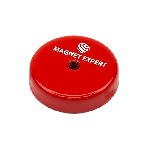 Ferrit - Limpet - Topf - Magnet C/W M6 Gewindeloch Für Semi - Permanente Anwendungen - 46mm Durchmesser x 11mm Dicke - 6kg Zug von first4magnets