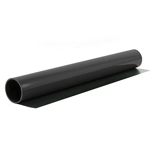 Ferroflex® Matt Black Standard Self Self Adhäsive Flexible Eisenblech Für Wände, Büro, Zuhause und Die Erzeugung von Magneten von Instantoberflächen Werden An - 620mm Breit - 1M Länge Anziehen von first4magnets