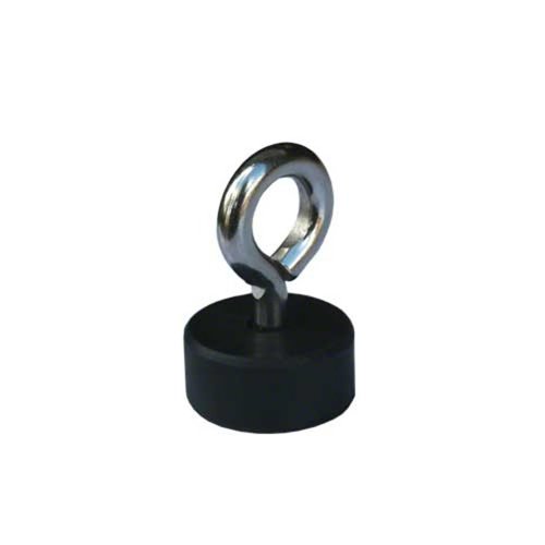 Gummibeschichteter Topfmagnet Mit M5 Eyebolt - 22mm Durchmesser x 10mm Dick - 3,8kg Ziehen - Pack von 4 von first4magnets