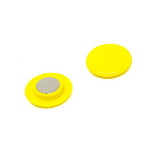 Hochleistungsgelb - Planungsbüro - Magnet Für Kühlschrank, Whiteboard, Notizboard 40mm x 11mm Hoch - 60 Packung von first4magnets