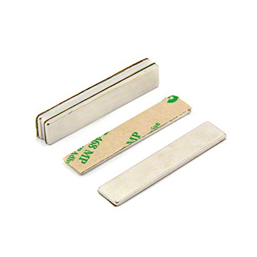 Klebstoff N42 Neodym Magnet Für Kunst, Handwerk, Modellherstellung - 50mm x 10mm x 2mm Dick - 5,5kg Zug - Norden - Pack von 100 von first4magnets