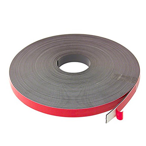 Magflex® Flexible Magnetband Mit Schaumstoff - Selbstklebstoff, Das Einen Starken Griff Auf Magnetmetallbasis - Oberflächen Bietet - Selbstpaarung - 19mm Breit - 30M Länge von first4magnets