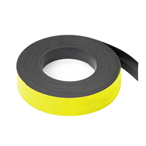 Magflex® Lite Flexible Matt Red Magnetic Gridding Tape Für Whiteboards, Hinweise Oder Aktenschränke - 19mm Breit - 5M Länge - Packung von 5 von first4magnets