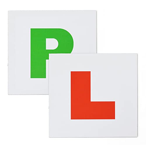 Magflex® Vollmagnetische Autos 'L' Platten und Grüne 'P' - Platten Für Auto und Motorräder von first4magnets