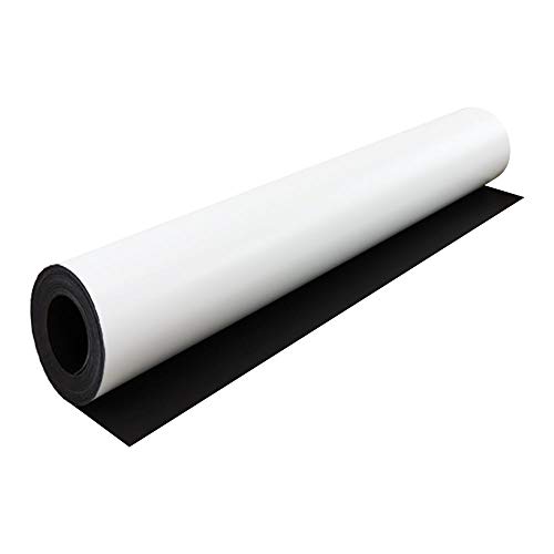 Magflex Matt White Flexible Magnetblatt zum Erstellen von Magnetbildern, Kunstwerken, Schildern Oder Displays - 620mm Breit - 1M Länge Magflex Matt White Flexible Magnetblatt zum Erstellen von Magnetbildern, Kunstwerken, Schildern Oder Displays - 620mm Breit - 1M Länge von first4magnets