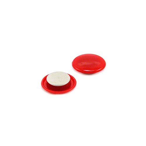 Magnet Expert f4 m40nd2-red-60 High Power Brett/Planung Magnet, Kunststoff/Neodym (60 Stück) von first4magnets