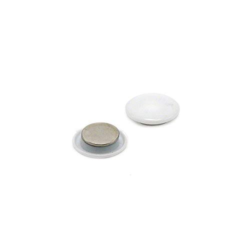 Magnet Expert f4 m40nd2-white-60 High Power Brett/Planung Magnet, Kunststoff/Neodym (60 Stück) von first4magnets
