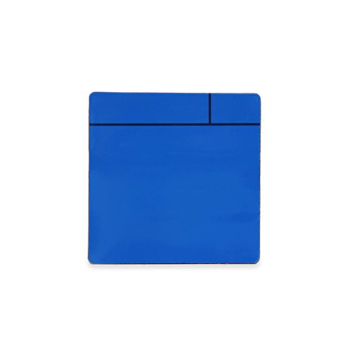 Magnet Experten mf7575 (Bus)-50 klein Scrum Board Magnet W/glänzend abwaschbarer Oberfläche, Blau (50 Stück) von first4magnets