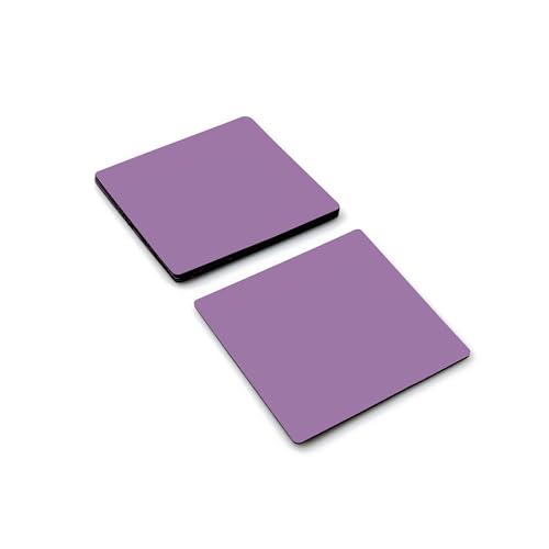 Magnet Experten mf7575 (Pudding)-50 Flexible Magnetfolie W/Glanz Trocken abwischbarer Fläche, lila (50 Stück) von first4magnets