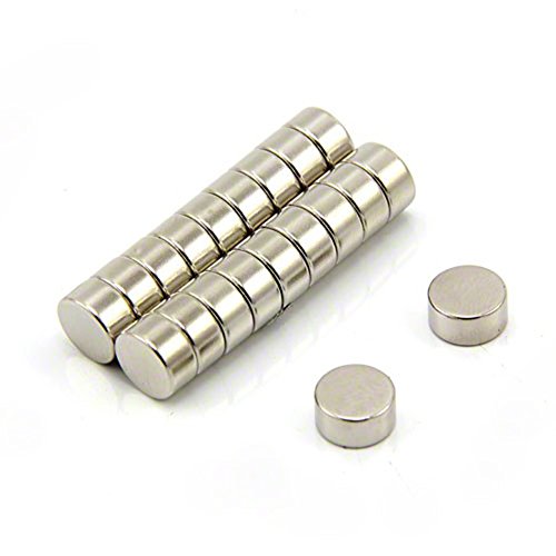 N35 Neodym Magnet Für Kunst, Handwerk, Modellherstellung - 10mm Durchmesser x 5mm Dick - 2,5kg Zug - Pack von 20 von first4magnets