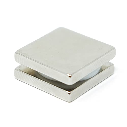 N42 Neodym-Magnet, 1,9 x 1,9 x 0,3 cm, Neodym-Magnet, 5,1 kg Zugkraft, lizenziertes Material (2 Stück) von first4magnets