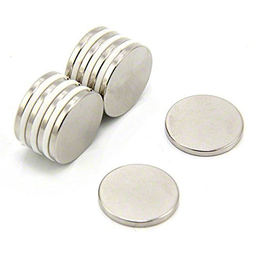 N42 Neodym - Magnet Für Kunst, Handwerk, Modellherstellung - 19mm Durchmesser x 2mm Dick - 2,3kg Zug - Pack von 200 von first4magnets