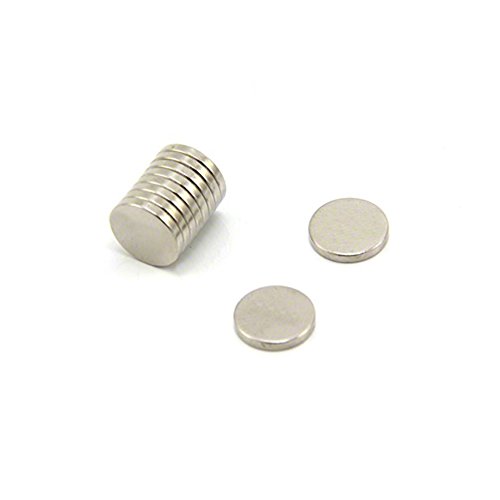 N42 Neodym - Magnet Für Kunst, Kunsthandwerk, Modellherstellung - 10mm Durchmesser x 1,5mm Dick - 1kg Zug - Pack von 400 von first4magnets