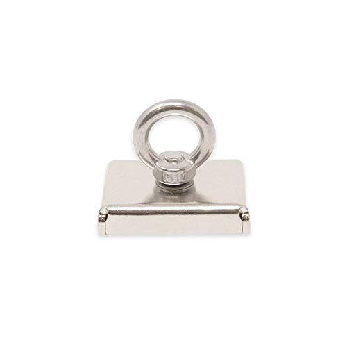 N42 Neodym - Topf - Magnet Mit M10 Augenbolzen Für Magnetfischen, Erholung und Schatzsuche - 75mm x 55mm x 20mm - 110kg Zug N42 Neodym - Topf - Magnet Mit M10 Augenbolzen Für Magnetfischen, Erholung und Schatzsuche - 75mm x 55mm x 20mm - 110kg Zug von first4magnets