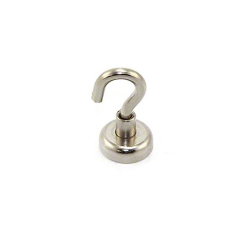 Neodym - Klemmmagnet Mit M4 - Haken zum Aufhängen, Halten Oder Anzeigen von Gegenständen - 16mm Durchmesser x 32mm Hoch - 9,7kg Zug - Pack von 10 Neodym - Klemmmagnet Mit M4 - Haken zum Aufhängen, Halten Oder Anzeigen von Gegenständen - 16mm Durchmesser x 32mm Hoch - 9,7kg Zug - Pack von 10 von first4magnets