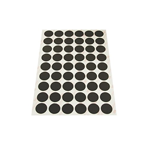 Neoflex® Selbstklebstoff Flexible Neodym - Punkte Für Kunst, Kunsthandwerk, Modellherstellung, Diy und Hobbys - 20mm Durchmesser - 54 Pro A5 Blatt von first4magnets