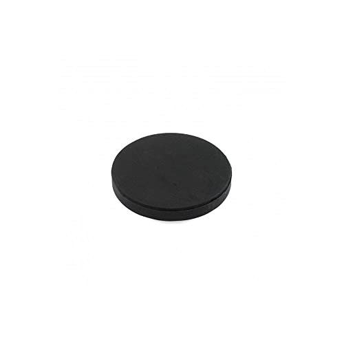Schwarz Gummibeschichtete Pos - Magnete 8kg Zug von first4magnets