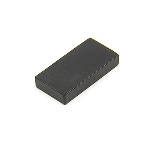 Schwarzer Epoxidhöhe Mit N42 Neodym Magnet - 30mm x 15mm x 5mm Dick - 10,1kg Zug - Pack von 20 von first4magnets