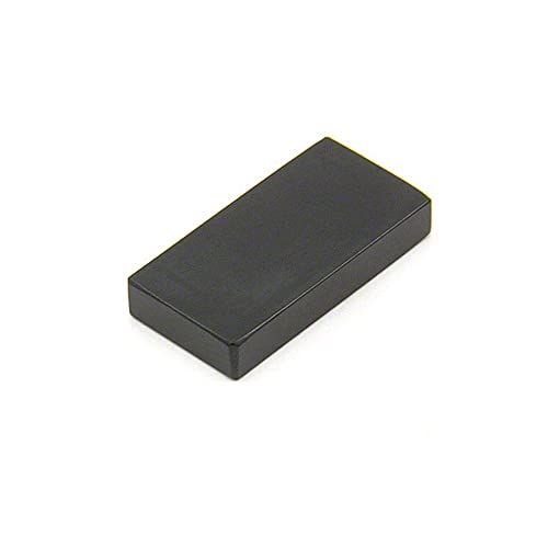 Schwarzer Epoxidhöhe Mit N42 Neodym Magnet - 30mm x 15mm x 5mm Dick - 10,1kg Zug - Pack von 40 von first4magnets