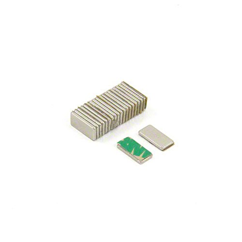 Selbstkleber N42 - Neodym - Magnet Für Kunst, Kunsthandwerk, Modellherstellung, Diy, Hobbys - 10mm x 5mm x 1mm Dick - 0,6kg Zug - Norden - Packung von 200 Selbstkleber N42 - Neodym - Magnet Für Kunst, Kunsthandwerk, Modellherstellung, Diy, Hobbys - 10mm x 5mm x 1mm Dick - 0,6kg Zug - Norden - Packung von 200 von first4magnets