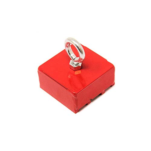 Stahlbedeckte Haltungsmagnete Zum Befestigen An Einer Kette Oder Einem Seil Zum Halten Eisenmaterial - 45 Kg Zug von first4magnets