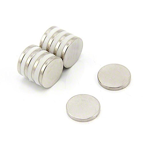 Ultra Hohe Leistung N52 Neodym Magnet - 15mm Durchmesser x 2mm Dick - 2,4kg Zug - Pack von 200 von first4magnets