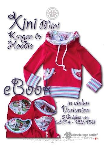 Xini Mini Nähanleitung mit Schnittmuster für Kinder Kapuzen-Pullover in vielen Varianten [Download] von firstloungeberlin