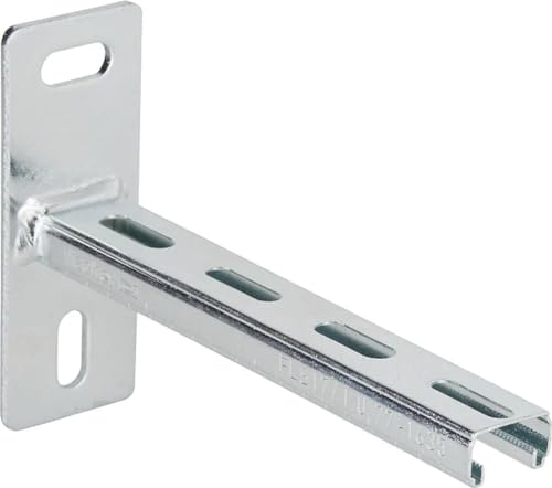 Fischer Schienensystem FLS Rohrhalterung 37/450mm - Feuerwiderstandsklasse R120, Stahl verzinkt - 10 Stück von FISCHER