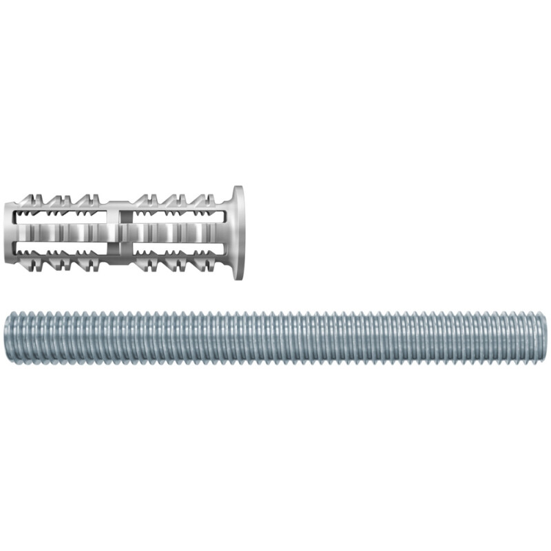 fischer Gewindebolzendübel RODFORCE FGD 10 M6x35 mit 60mm Gewindestift - 25 Stück fischer Gewindebolzendübel RODFORCE FGD 10 M6x35 mit 60mm Gewindestift - 25 Stück von fischer Deutschland Vertriebs GmbH