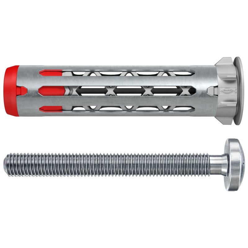 fischer Hohlraumdübel DuoHM für Plattenstärken bis 30mm mit Panheadschraube TX M6x55 - 25 Stück fischer Hohlraumdübel DuoHM für Plattenstärken bis 30mm mit Panheadschraube TX M6x55 - 25 Stück von fischer Deutschland Vertriebs GmbH
