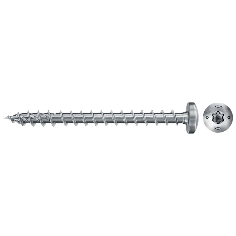 fischer Holzschraube PowerFast II Vollgewinde Halbrundkopf TX20 blau verzinkt 4,5 x 40 mm - 200 Stück fischer Holzschraube PowerFast II Vollgewinde Halbrundkopf TX20 blau verzinkt 4,5 x 40 mm - 200 Stück von fischer Deutschland Vertriebs GmbH