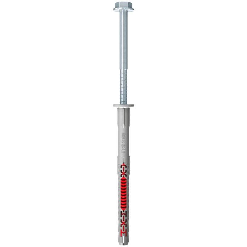 fischer Langschaftdübel DuoXpand mit Schraube Edelstahl A4 Sechskantkopf mit Scheibe 10 x 140 mm - 1 Stück von fischer Deutschland Vertriebs GmbH