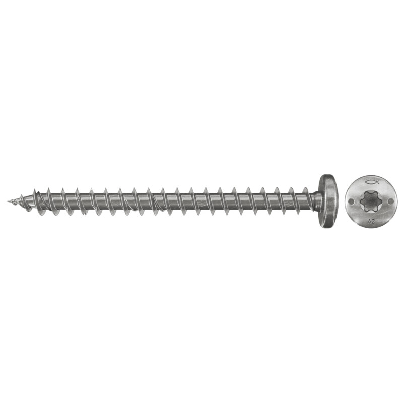 fischer PowerFast Spanplattenschraube Vollgewinde Edelstahl A2 Panhead TX 5 x 60 mm - 50 Stück fischer PowerFast Spanplattenschraube Vollgewinde Edelstahl A2 Panhead TX 5 x 60 mm - 50 Stück von fischer Deutschland Vertriebs GmbH