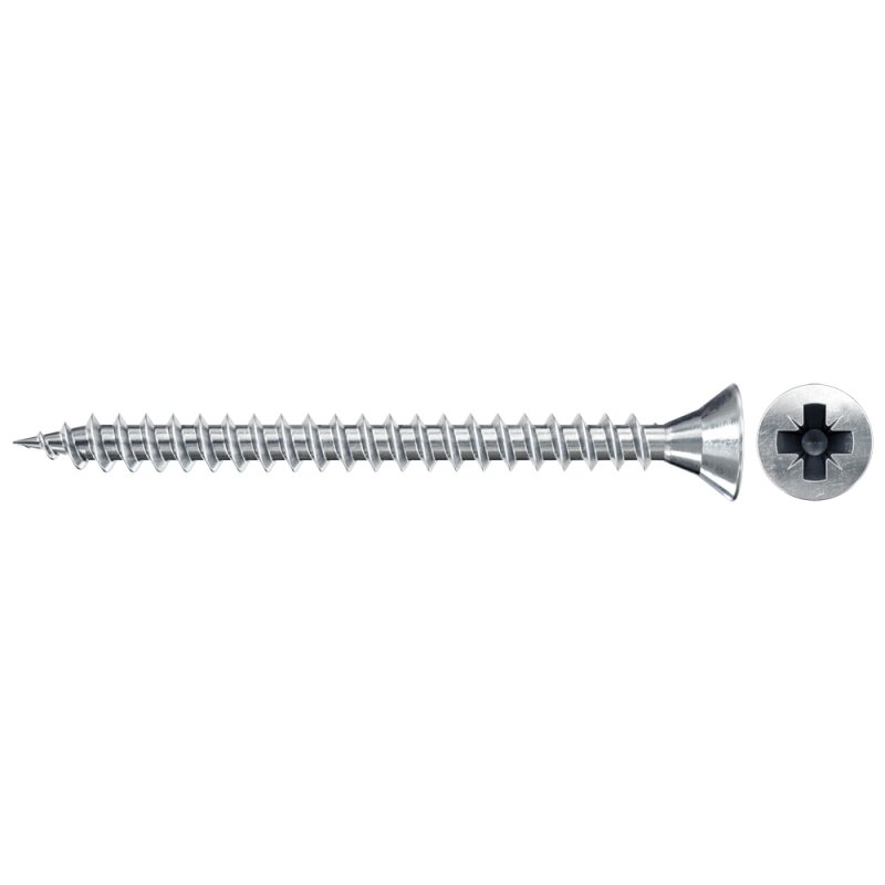 fischer Spanplattenschraube FSPII Vollgewinde Senkkopf PZ2 blau verzinkt 5 x 40 mm - 500 Stück fischer Spanplattenschraube FSPII Vollgewinde Senkkopf PZ2 blau verzinkt 5 x 40 mm - 500 Stück von fischer Deutschland Vertriebs GmbH