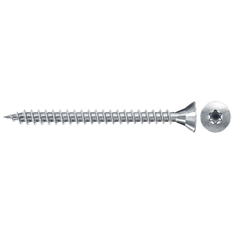 fischer Spanplattenschraube FSPII Vollgewinde Senkkopf TX10 blau verzinkt 3 x 16 mm - 1000 Stück von fischer Deutschland Vertriebs GmbH