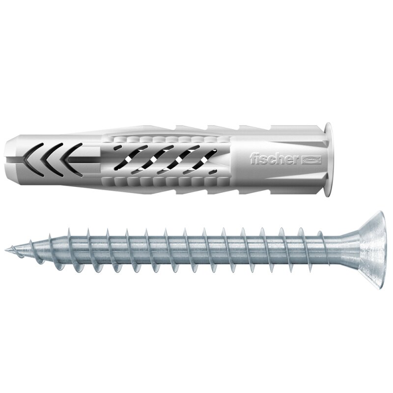 fischer Universaldübel UX aus Nylon mit Rand und Schraube 6x50/20 - 25 Stück fischer Universaldübel UX aus Nylon mit Rand und Schraube 6x50/20 - 25 Stück von fischer Deutschland Vertriebs GmbH