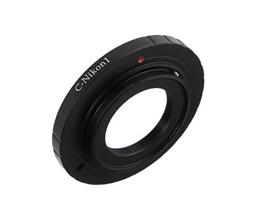 C-N1 Objektivadapter kompatibel für C-Mount Objektiv an Nikon 1 N1 Kamera Adapter von fittings4you