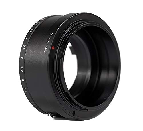 CRX-NZ Objektivadapter kompatibel mit Contarex CRX Objektiv kompatibel mit Nikon Z Kamera Z6 Z7 Adapter CRX-NZ Objektivadapter kompatibel mit Contarex CRX Objektiv kompatibel mit Nikon Z Kamera Z6 Z7 Adapter von fittings4you