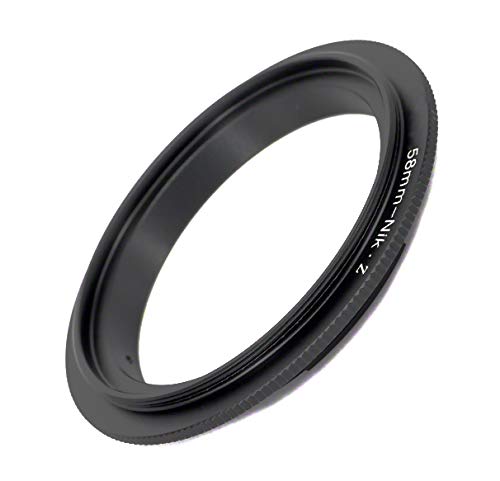 Kompatibel für Nikon Z Z6 Z7 58mm Retro Adapter Makro Umkehrring Reverse 58 mm Objektiv Kompatibel für Nikon Z Z6 Z7 58mm Retro Adapter Makro Umkehrring Reverse 58 mm Objektiv von fittings4you