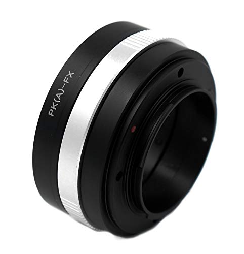 PK(A)-FX Objektivadapter kompatibel für Pentax K PK(A) Objektiv kompatibel mit Fuji FX Kamera Adapter von fittings4you