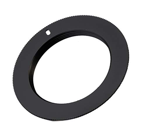 Ultradünner M42-EOS R Objektivadapter M42 Objektiv kompatibel für Canon EOS-R RF schwarz von fittings4you